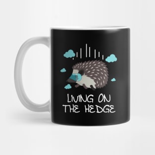 'Living On The Hedge' Cute Hedgehog Gift Mug